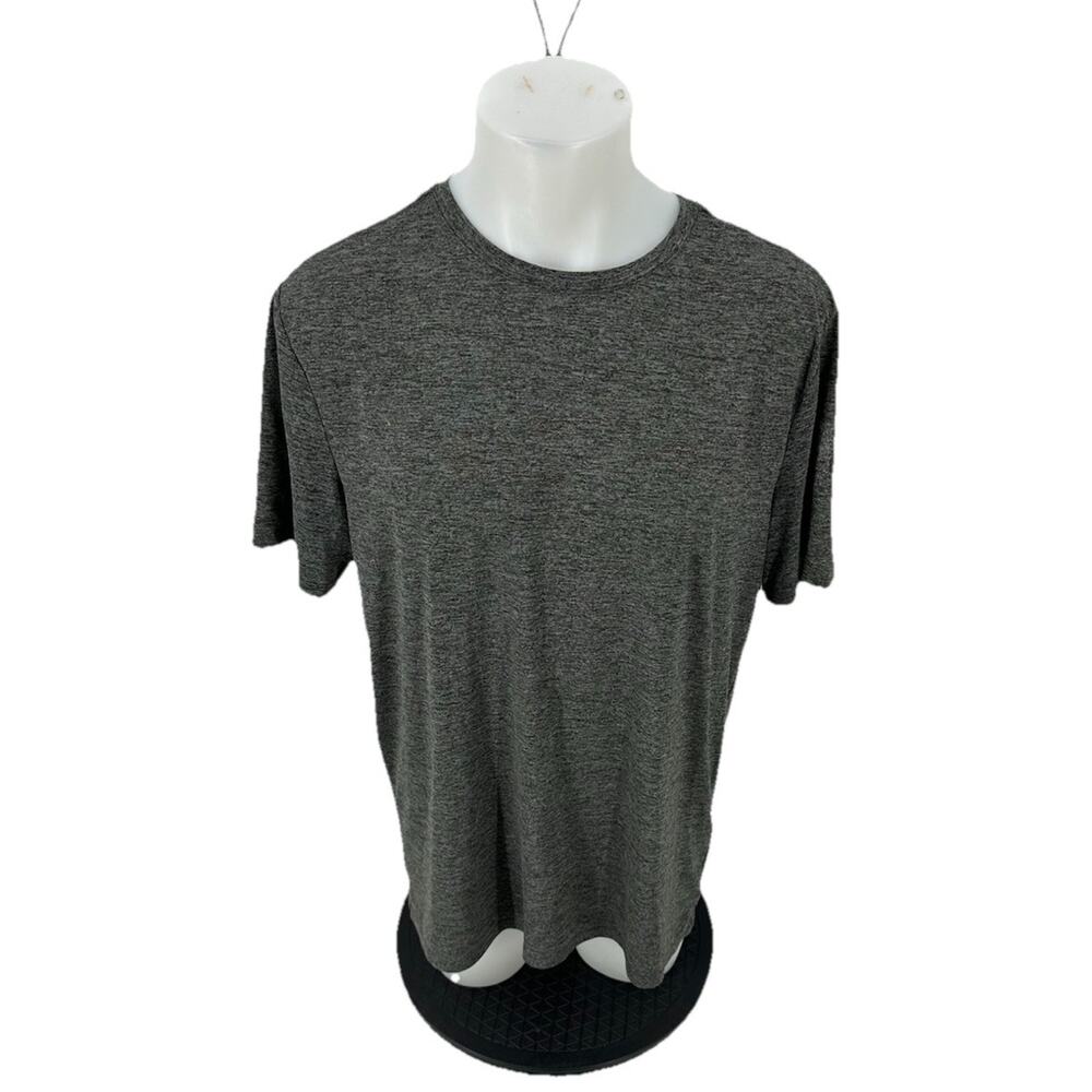 Quince Large Men Flowknit Breeze Performance Tee / Charcoal Grey P6